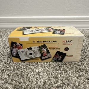 Vivitar PZ3560 DB Date Back 35mm Point & Shoot Film Camera - NIP